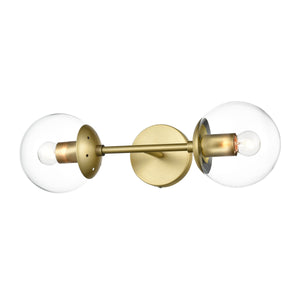 Brushed Brass/Clear
