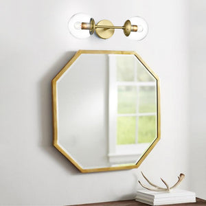 Brushed Brass/Clear