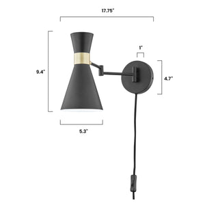 Black, dimensions