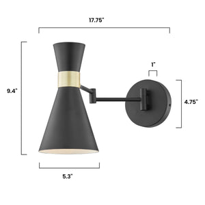 Black, dimensions