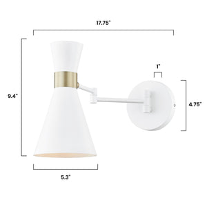 White, dimensions