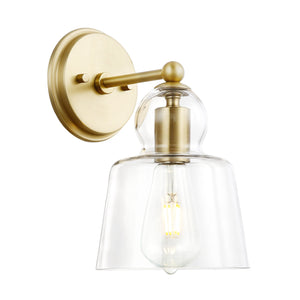 Brushed Brass/Clear