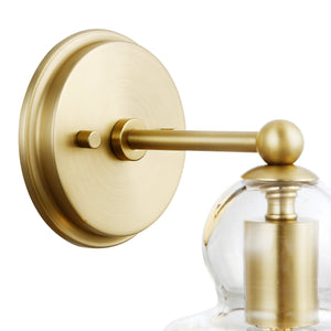 Brushed Brass/Clear