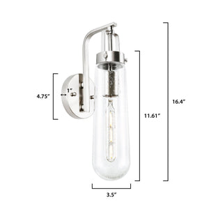 Satin Nickel/Seeded, dimensions