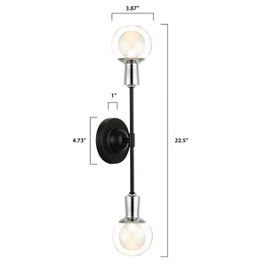 Black/Clear, dimensions
