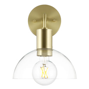 Brushed Brass/Clear