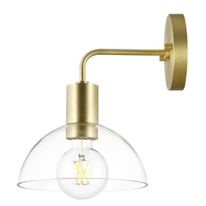 Brushed Brass/Clear