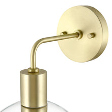 Load image into Gallery viewer, Brushed Brass/Clear
