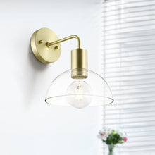 Load image into Gallery viewer, Brushed Brass/Clear
