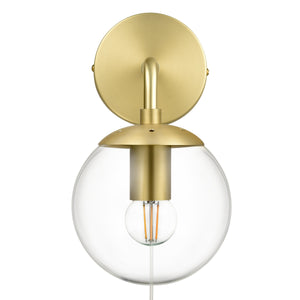 Brushed Brass/Clear