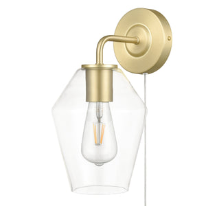 Brushed Brass/Clear
