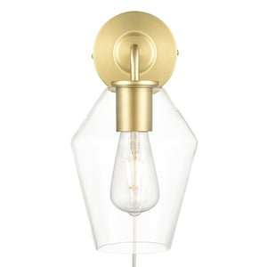 Brushed Brass/Clear