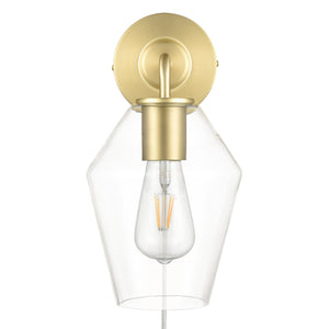 Brushed Brass/Clear