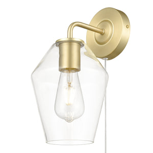 Brushed Brass/Clear