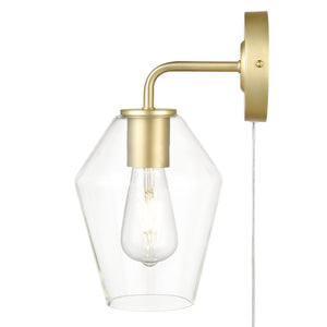 Brushed Brass/Clear