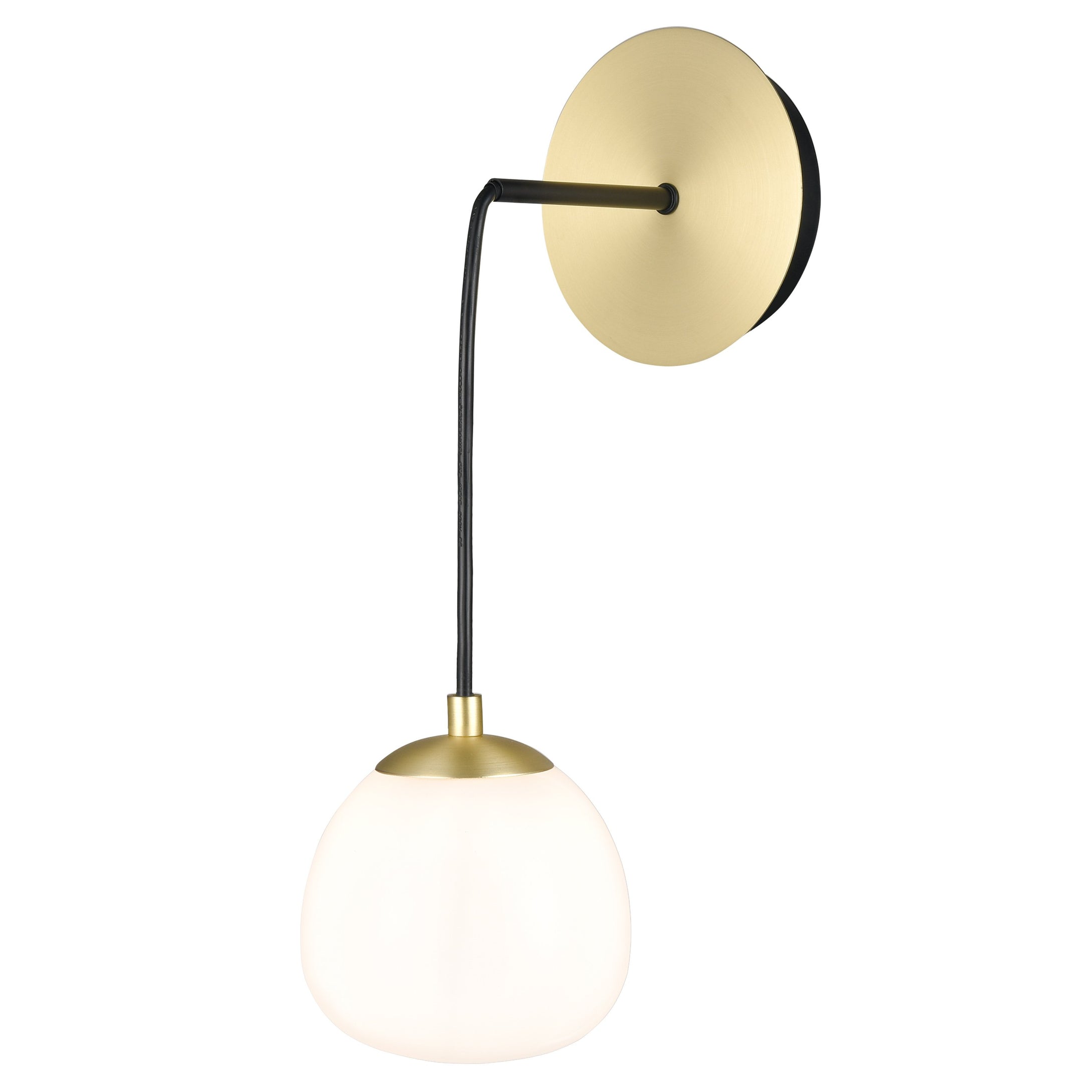 Black/Brass/White
