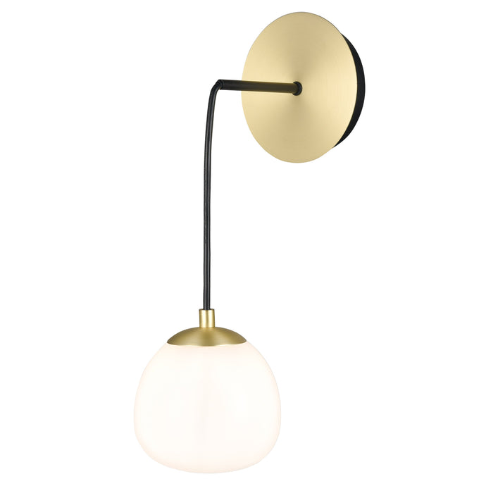 Black/Brass/White