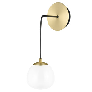 Black/Brass/White