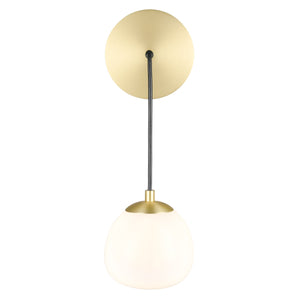 Black/Brass/White