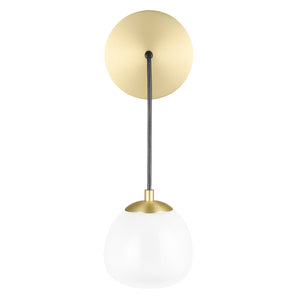 Black/Brass/White