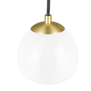 Black/Brass/White
