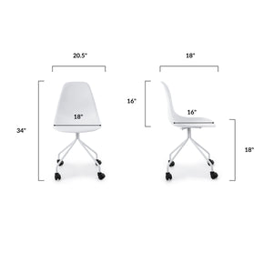 White, dimensions