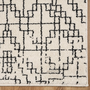 Black - Off White/6 x 9
