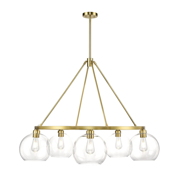 Brushed Brass/Clear