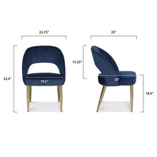 Load image into Gallery viewer, Pacific Blue/Set of 2, dimensions
