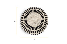Load image into Gallery viewer, Off White/Black/Set of 2, dimensions
