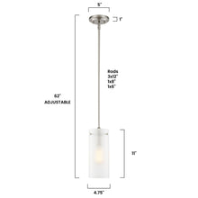 Load image into Gallery viewer, Satin Nickel, dimensions
