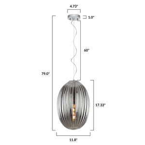 Chrome/Smokey, dimensions