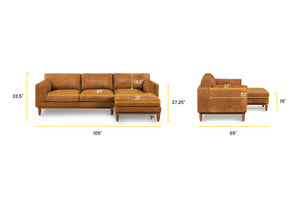 Outback Tan, dimensions