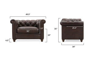 Madagascar Cocoa/Set of 2, dimensions