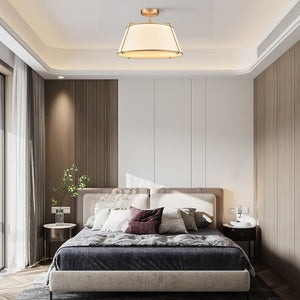 Antique Brass/White
