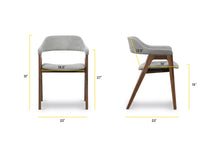 Load image into Gallery viewer, Grey/Walnut, dimensions

