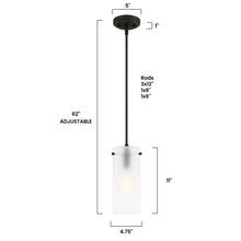 Load image into Gallery viewer, Oil Rubbed Bronze, dimensions
