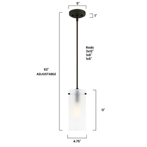 Oil Rubbed Bronze, dimensions