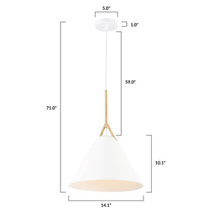White, dimensions