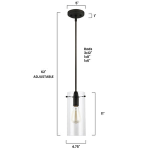 Oil Rubbed Bronze, dimensions