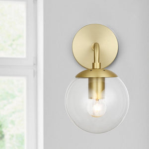 Brushed Brass/Clear
