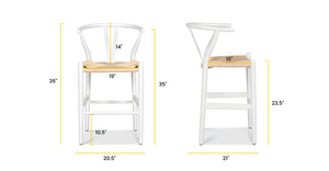 White, dimensions