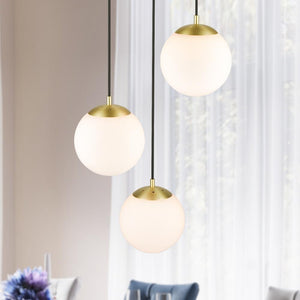Brushed Brass/White