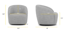 Load image into Gallery viewer, Luna Grey, dimensions
