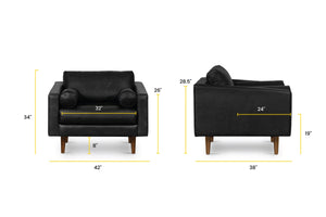 Onyx Black/Single, dimensions