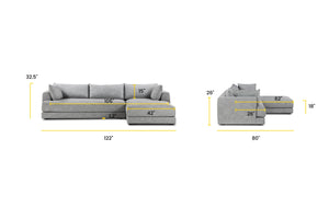 Baltic Grey, dimensions