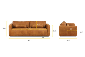 Outback Tan, dimensions